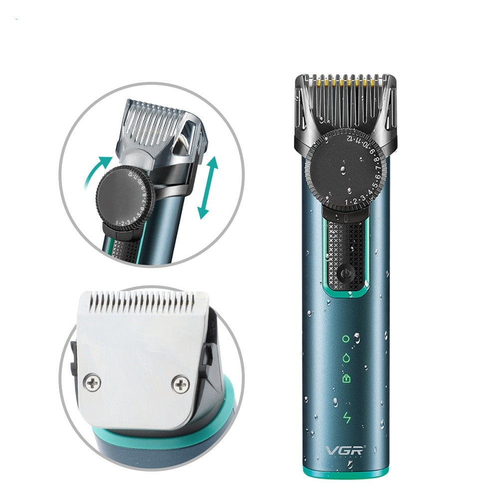 Rechargeable Hair Clipper IPX5 Waterproof Electric Hair Clipper Electric Men Beard Trimmer