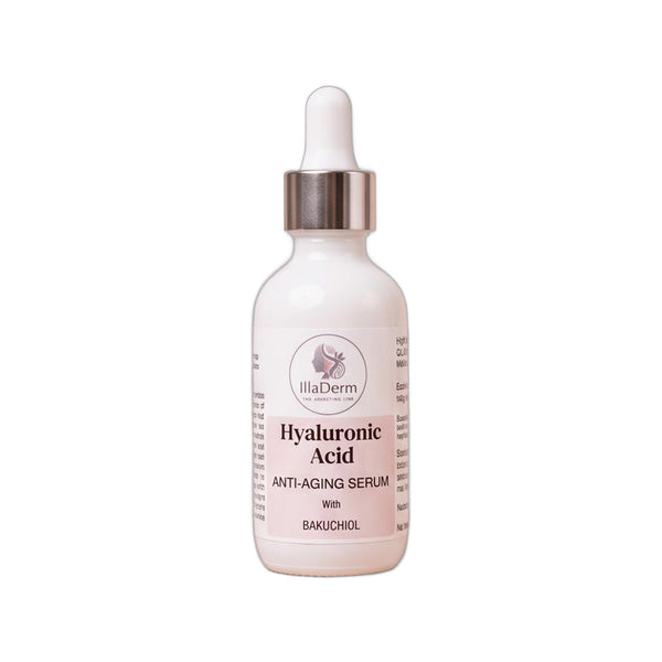 IllaDerm Hyaluronic Acid Anti-Aging Serum with Bakuchiol