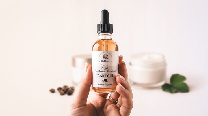 IllaDerm Bakuchi Oil, organic cold pressed